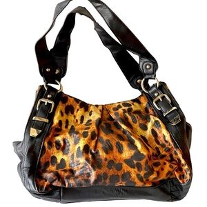 Apt. 9 Women's Leopard Animal Print Handbag Purse Shoulder Bag